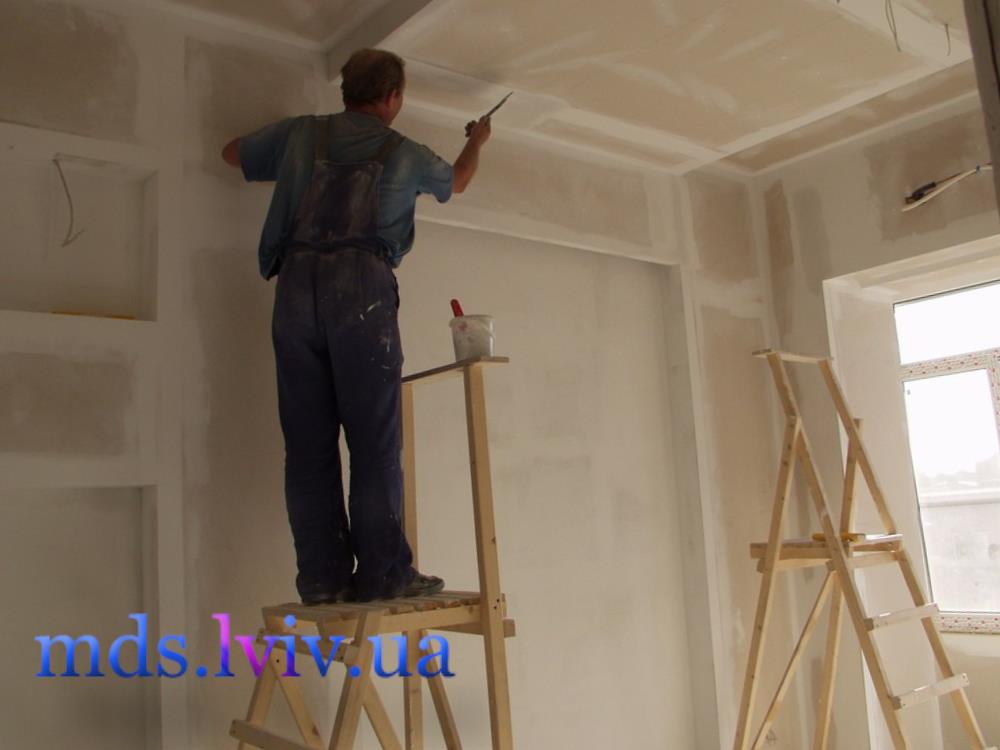 Шпакловка на таван Бургас