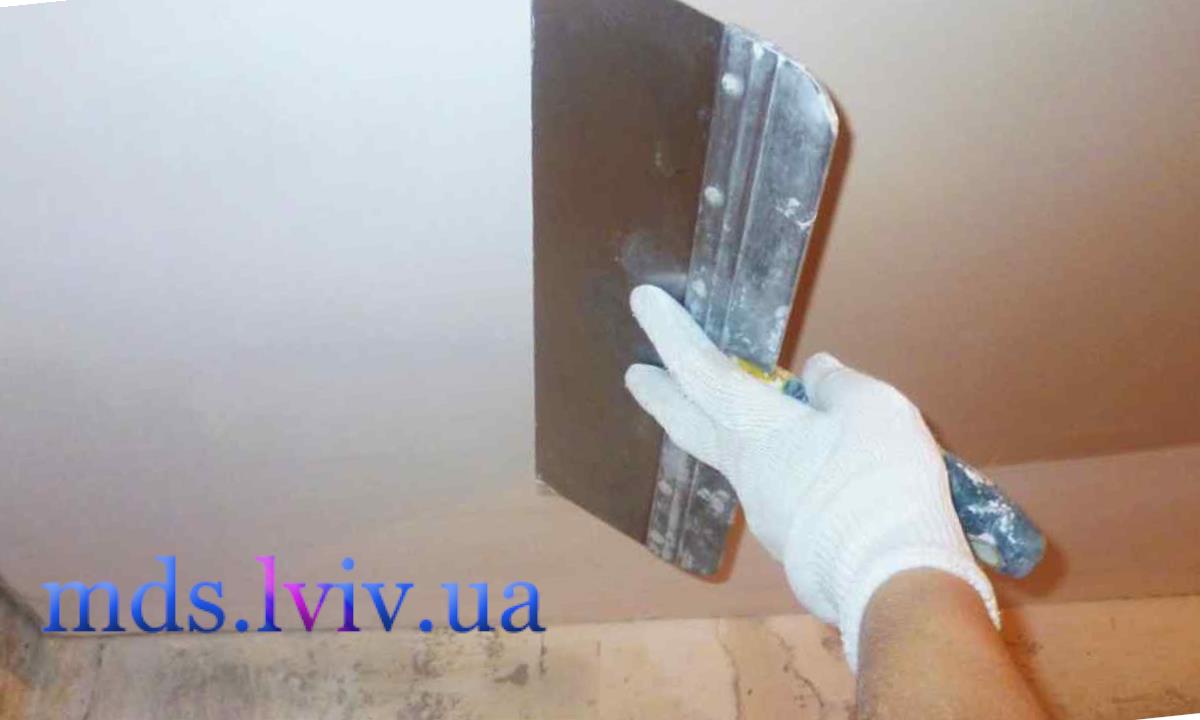 Шпакловка на таван Бургас